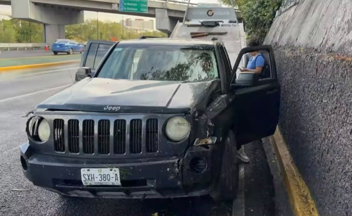 Atropellan-a-reportera-y-camarografo-durante-cobertura-de-deslave-en-Monterrey